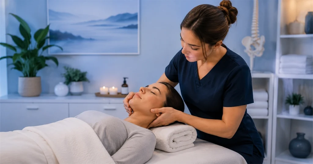 Jaw tension, headaches, and TMJ pain may involve tight muscles. Learn how registered massage therapy in Mississauga may help
