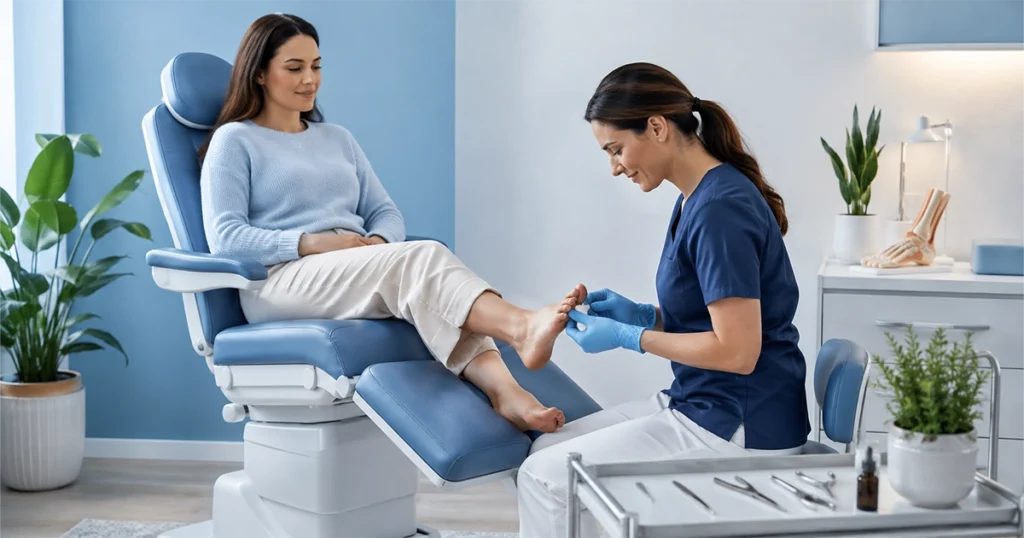 Ingrown toenail or nail pain in Mississauga? Learn how chiropody may help assess and manage nail concerns, footwear, trimming, and recurring discomfort.