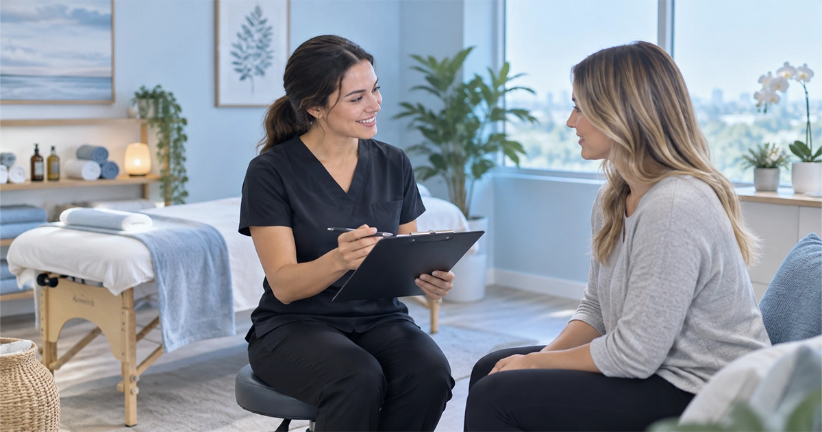 Learn what RMT care includes, how it differs from spa massage, what to ask before booking, and how insurance may work.